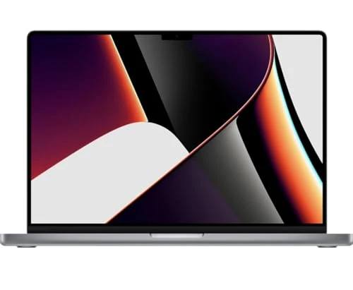 Late 2021 Apple MacBook Pro with Apple M1 Pro chip (16-inch, 16GB RAM, 512GB SSD) Space Gray (Renewed)