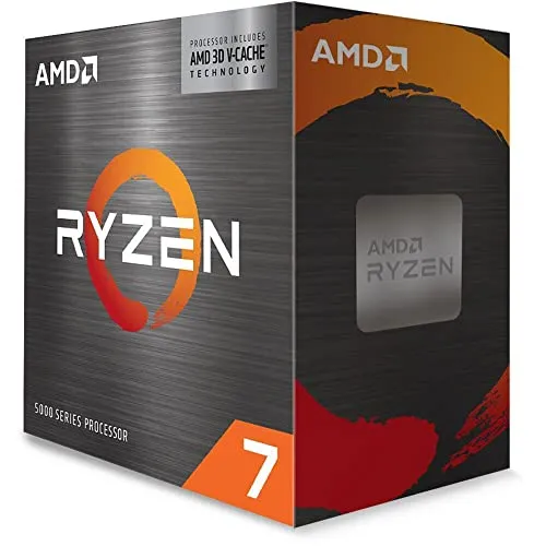 AMD Ryzen 7 5800X3D 8-core, 16-Thread Desktop Processor with AMD 3D V-Cache Technology