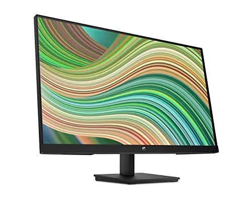 HP 27 Inch FHD Monitor - V27ie G5, Full HD IPS, 75hz Refresh Rate, 1x HDMI, 1 x VGA, 1 x DisplayPort 1.2, Low Blue Light Mode, Anti-glare, Tilt Adjustment, VESA Mountable, Black