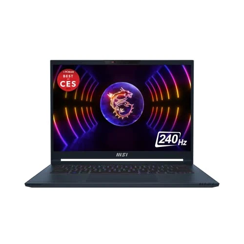 MSI Stealth 14 Studio 14" QHD+ 240Hz Ultra Thin and Light Gaming Laptop, Intel Core i7-13620H, RTX 4060, 16GB DDR5, 1TB NVMe SSD, VR Ready, TB 4, Per-Key RGB, Win11 Home, Stealth 14Studio A13VF-053CA