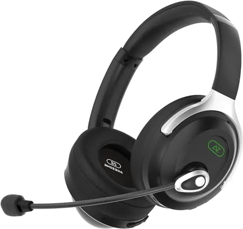 AceZone A-Spire - Hybrid ANC Gaming Headset - Active Noise Cancellation - Speech Enhancing Noise Canceling Microphone - PC, PS4, PS5, Series X, Series S, Switch, Mobile