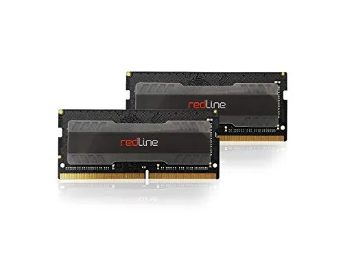 Mushkin Redline Notebook – DDR4 Gaming Laptop DRAM – 64GB (2x32GB) SODIMM Memory Kit – 3200MHz (PC4-25600) CL-16 – 260-pin 1.35V RAM – Dual-Channel – Low-Voltage – (MRA4S320GJJM32GX2)