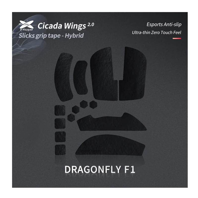 X-Raypad Cicada Wings 2.0 Grips VGN F1 Black