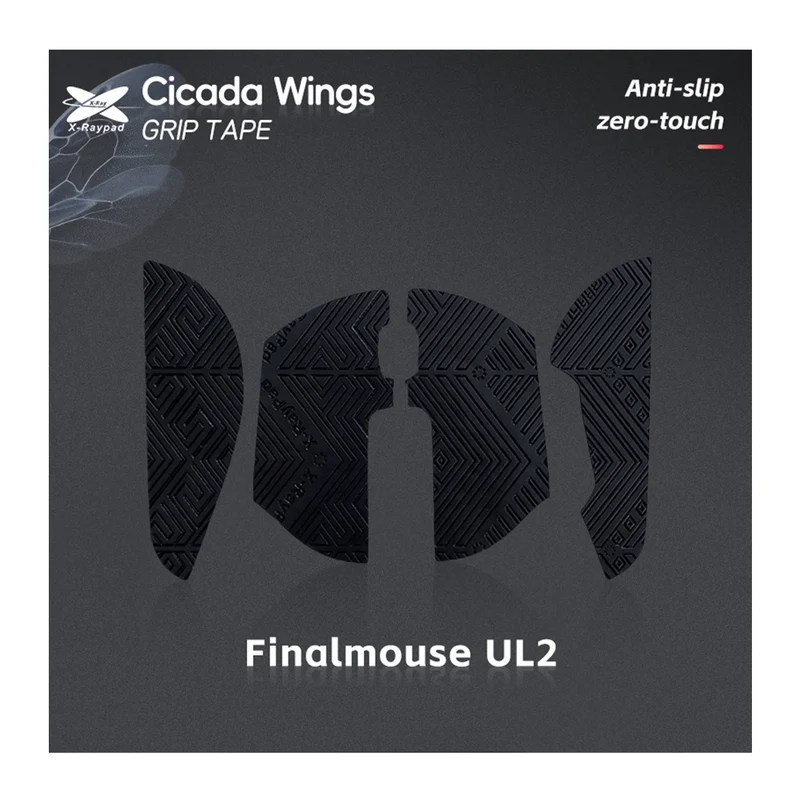 X-Raypad Cicada Wings Grips FinalMouse Ultralight 2 / Starlight 12 Small Black