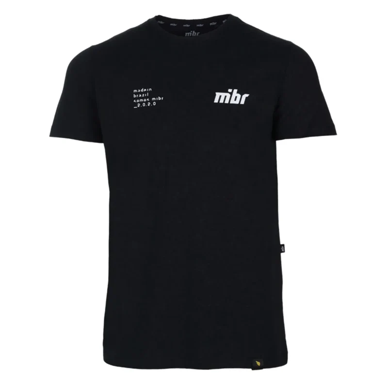 MiBR T-Shirt Newspaper Black
