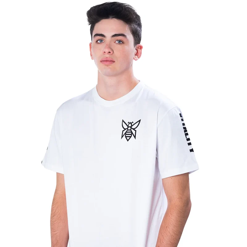 Vitality T-Shirt Golden Bee White