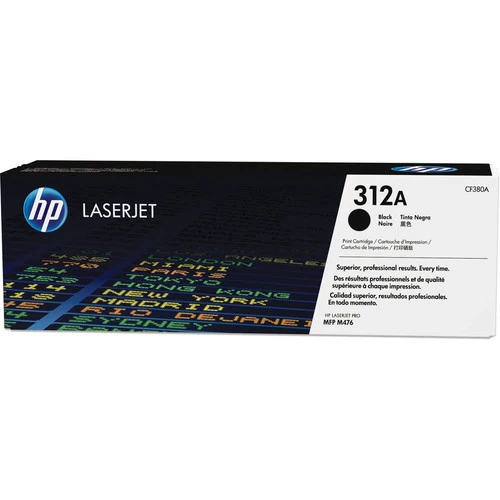 Cartouche de toner laser d'origine HP 312A - Pack noir CF380A