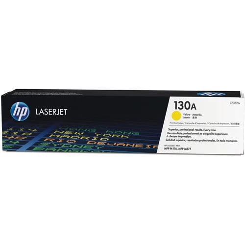 Cartouche de toner laser d'origine HP 130A - Pack jaune CF352A