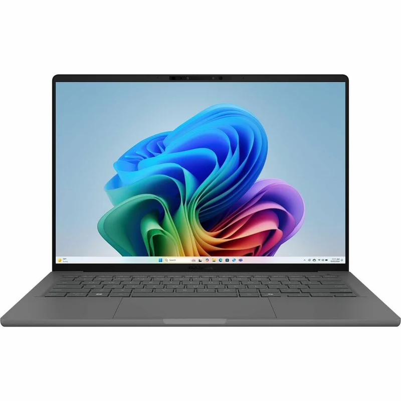Ordinateur portable Asus Zenbook A14 UX3407 UX3407QA-DS51-CA 14" Copilot+ - WUXGA - Qualcomm Snapdragon X X1-26-100 - 32 Go - SSD 1 To - Gris Islande UX3407QA-DS51-CA