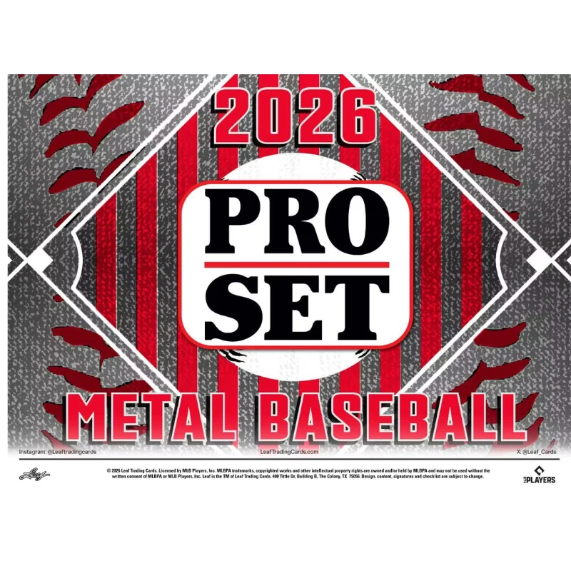 2026 Leaf Pro Set Metal Baseball Jumbo Box