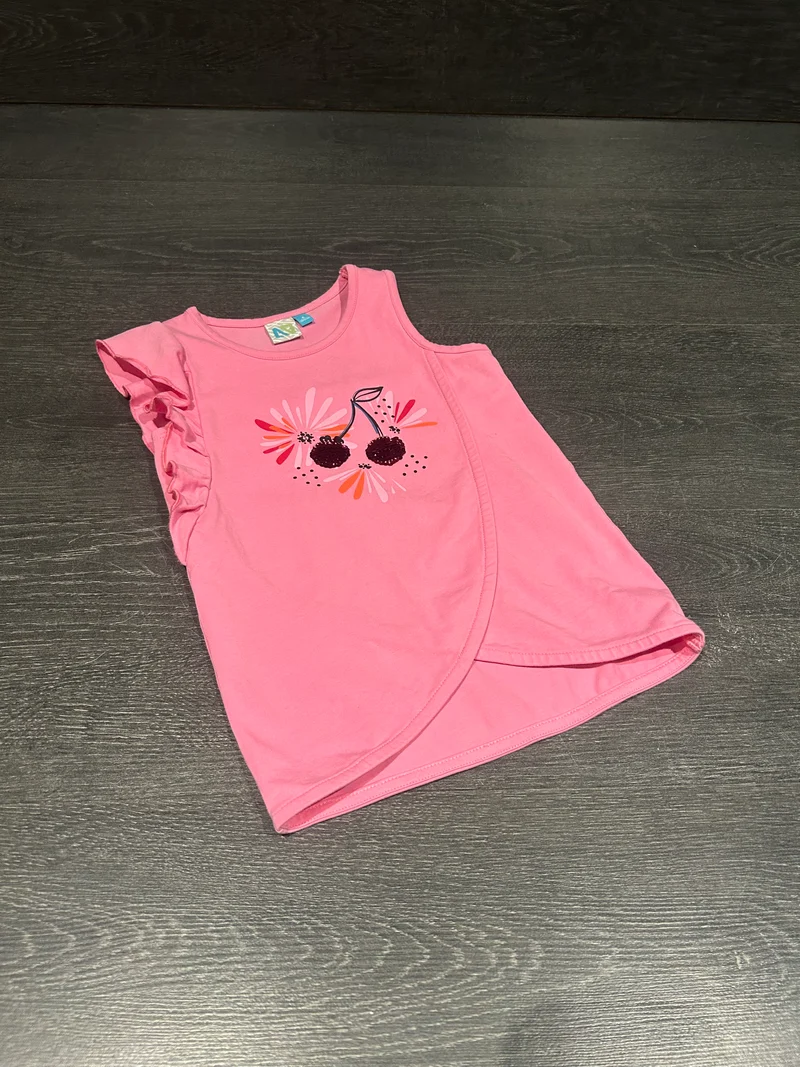 Friperie - Camisole nano - comme neuve - 4 ans - rose -