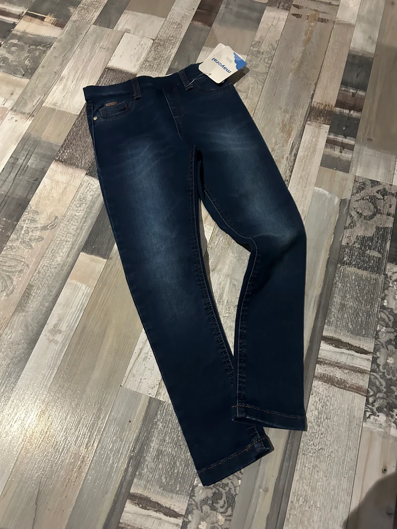 Neuf - mayoral - 6 ans - jegging super skinny - navy