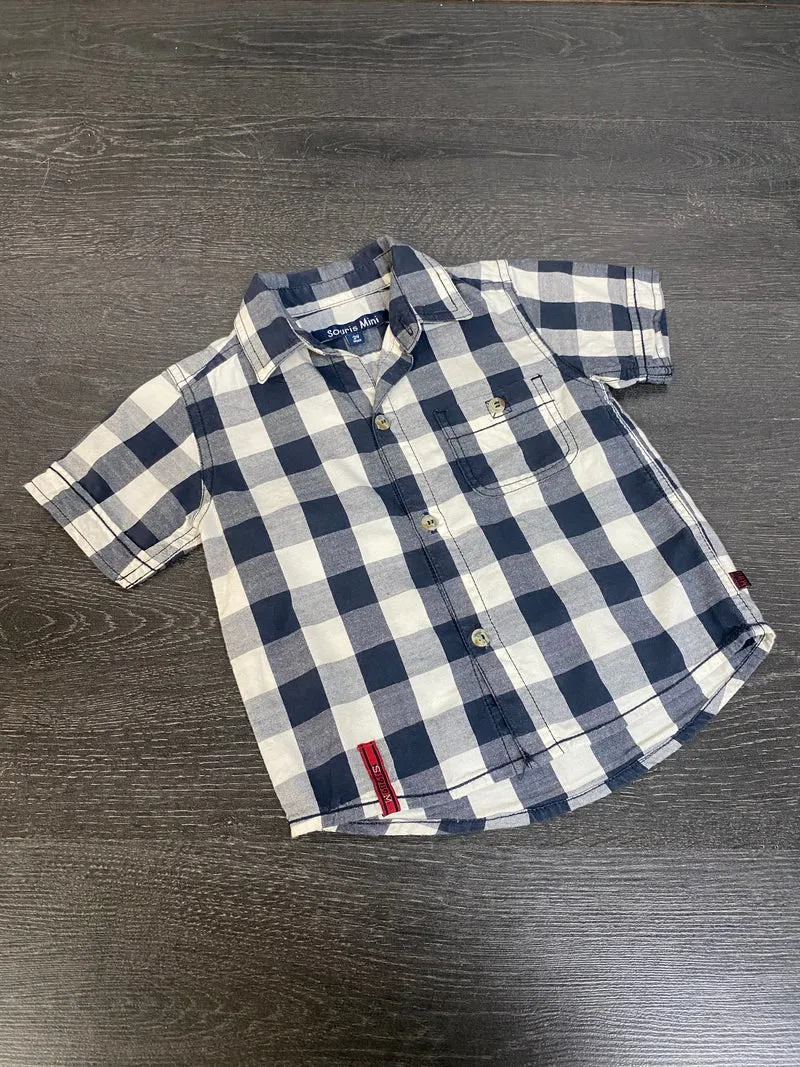 Friperie - souris mini - 24 mois - chemise