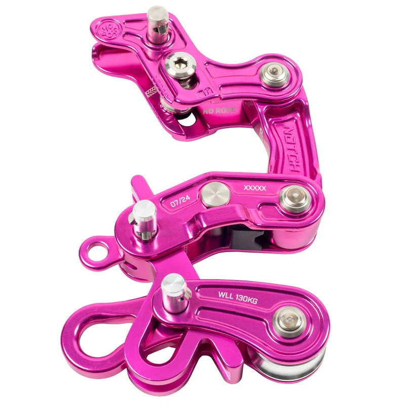 Rope Runner Pro Work Postioning Device Fuchsia