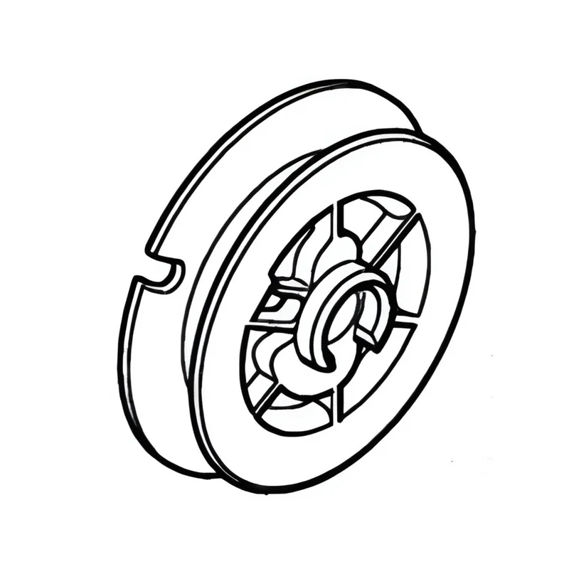 Rope Pulley/Rotor for Stihl TS400, TS410, TS420 Disc Cutter