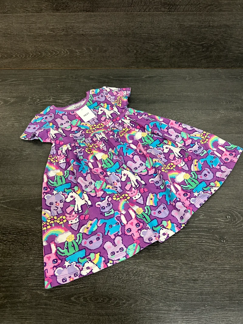 Neuve - next - 4-5 ans - robe - mauve