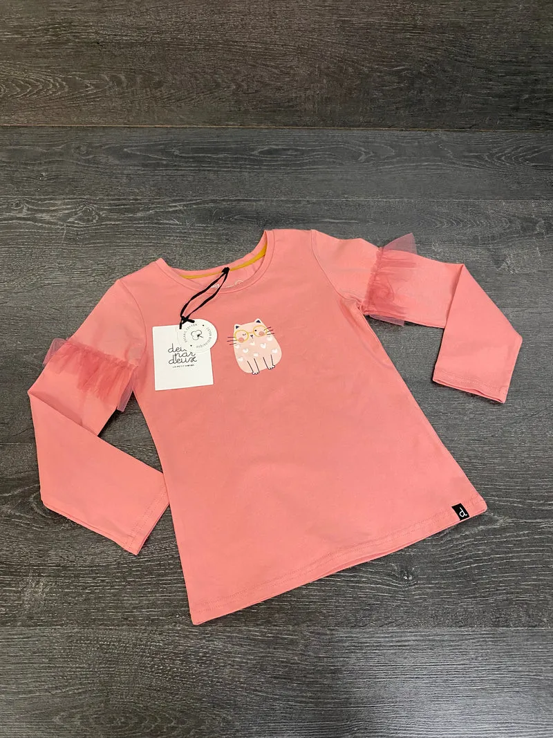 Neuf - 2x2 - manches longues - 6 ans - rose
