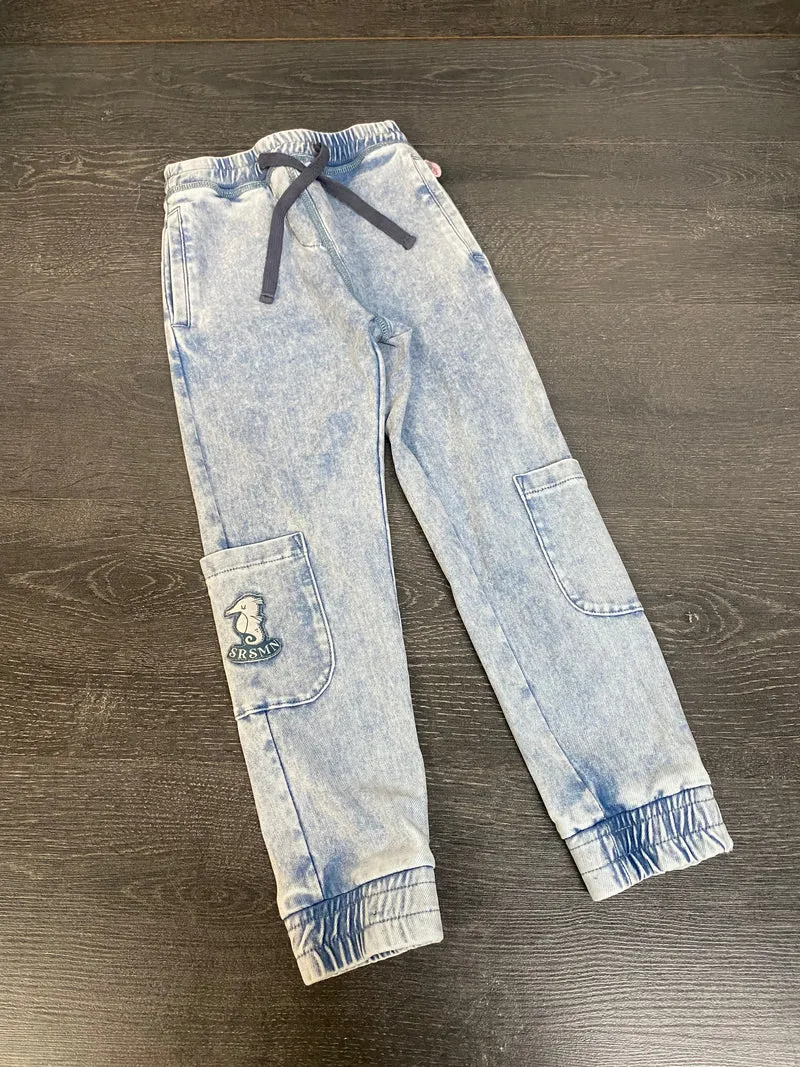 Friperie - souris mini - 6 ans - jeans jogger
