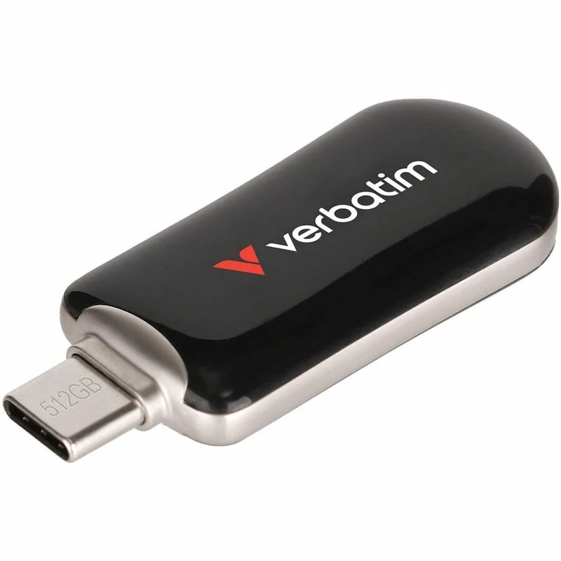 Clé USB-C Verbatim Plectra 512 Go - Noire 30227