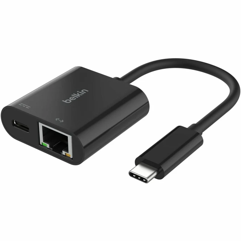 Adaptateur Belkin Connect USB-C vers Ethernet + Charge 100 W INC019btBK