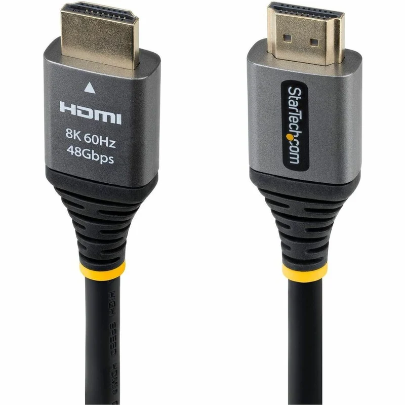 Câble HDMI ultra haute vitesse certifié StarTech de 3.6 m (12 pi), 8K 60 Hz/4K 120 Hz, HDMI 2.1 avec HDR10+/eARC, 48 Gbit/s, référence HDMM21V12F