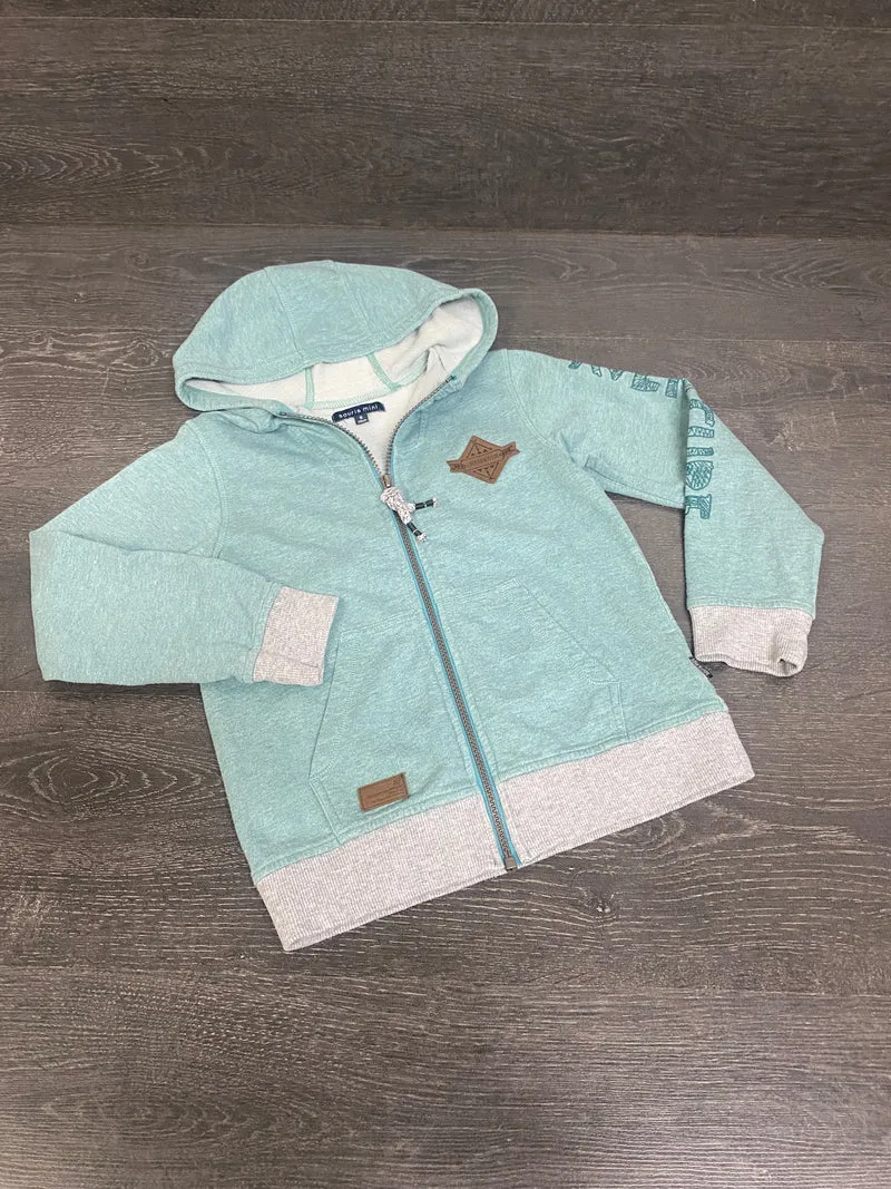 Friperie - veste capuchon - mini tache sur le poignet partira selon moi - 6 ans - souris mini
