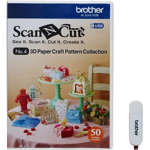 Collection de modèles Brother 3D-Craft CAUSB4