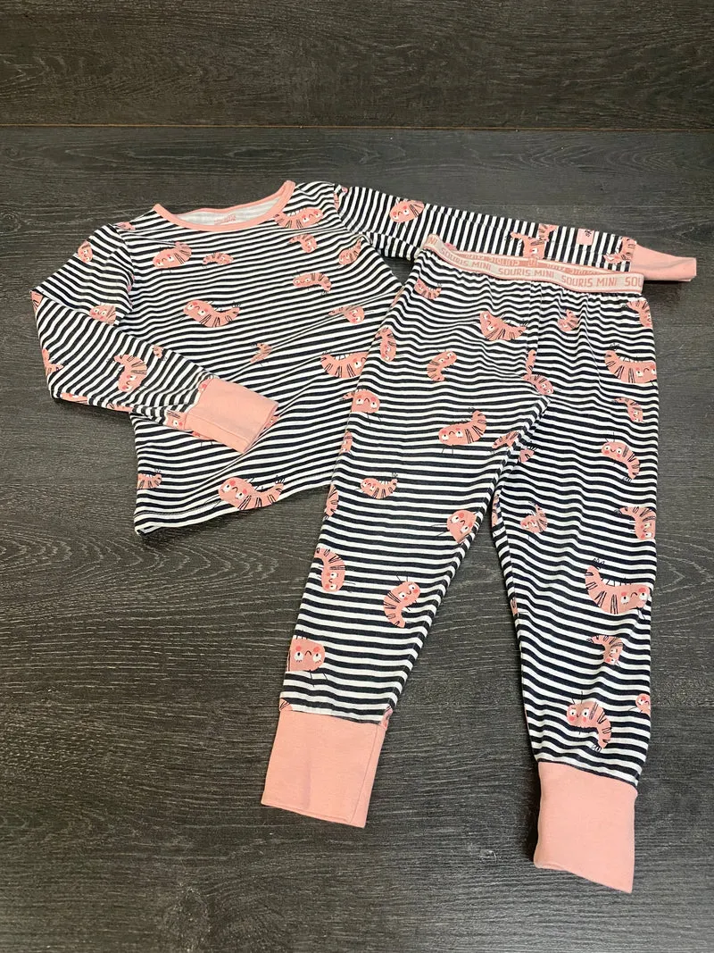 Reservé sandra ch -Friperie - pyjama - 4 ans - souris mini