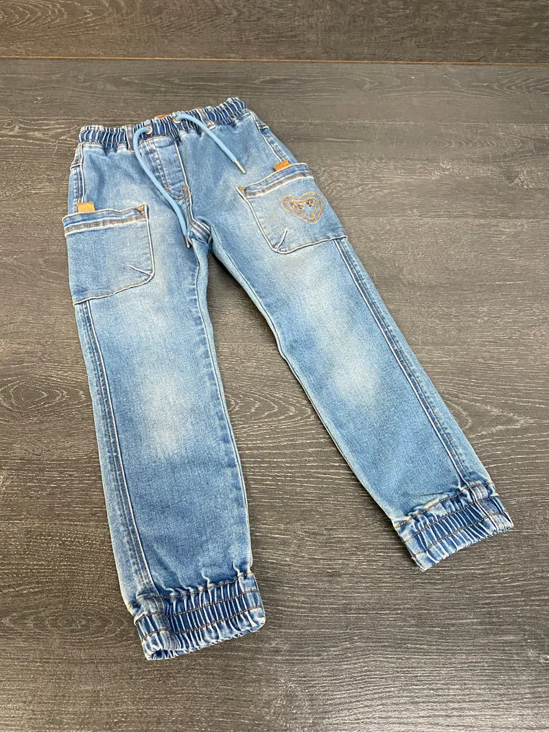 Reservé - Friperie - jeans - jogger - souris mini - 6 ans