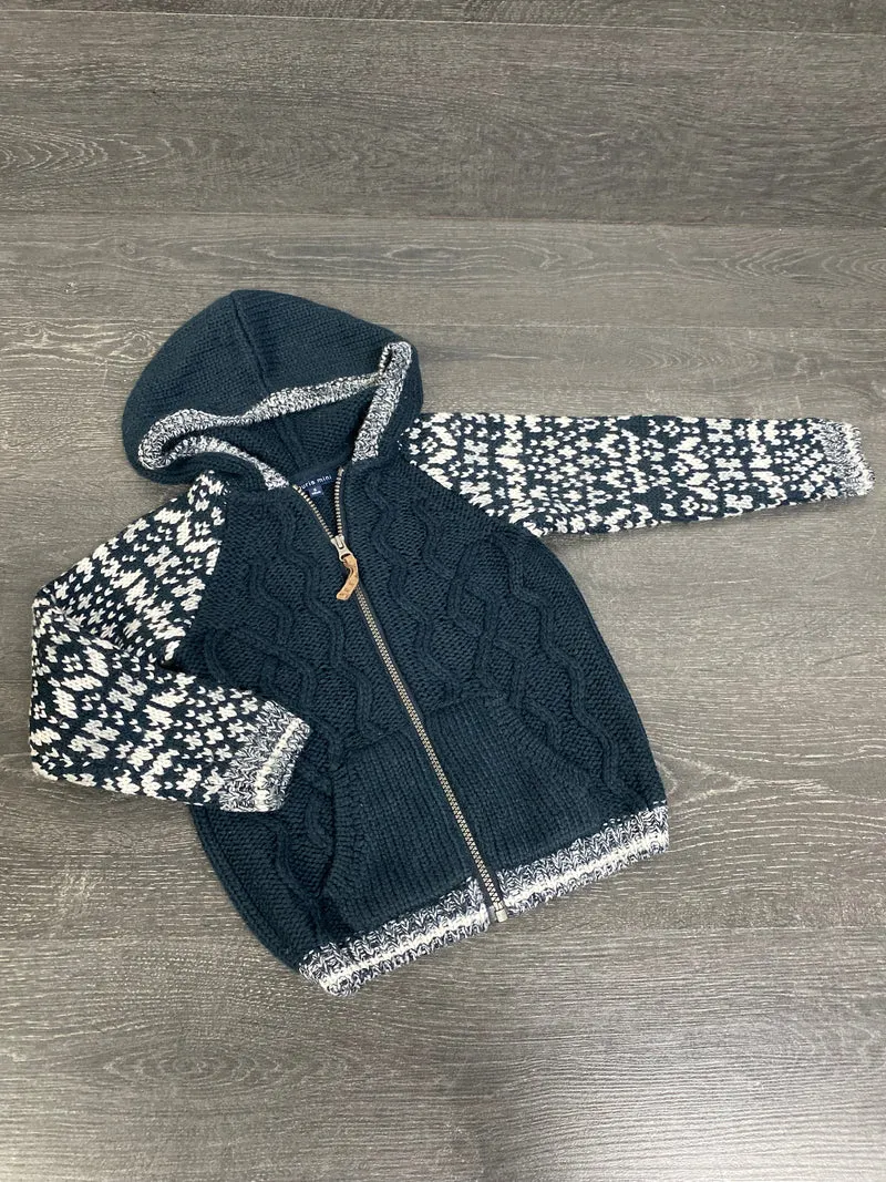 Friperie - veste de tricot - 5 ans - souris mini