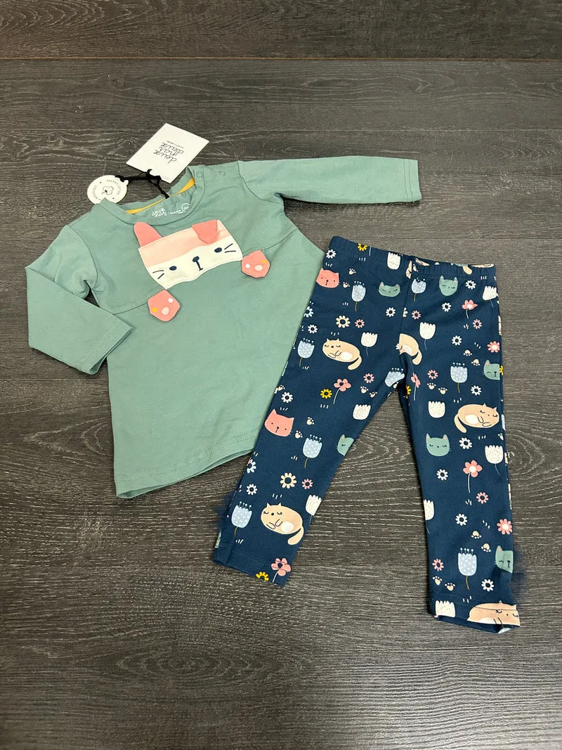 Neuf - tunique et legging - 12-18 mois - 2x2