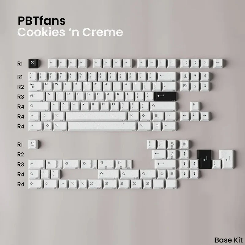 PBTFANS COOKIES'N CREME KEYCAPS