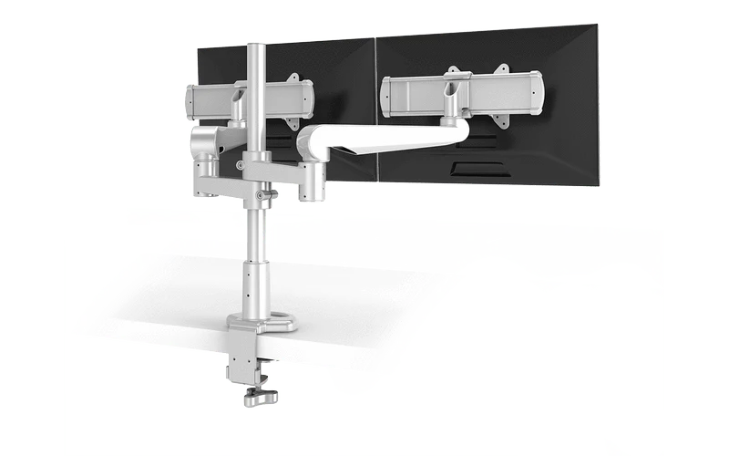 Fellowes Evolve Series Dual Fixed + Slilder Monitor Arm