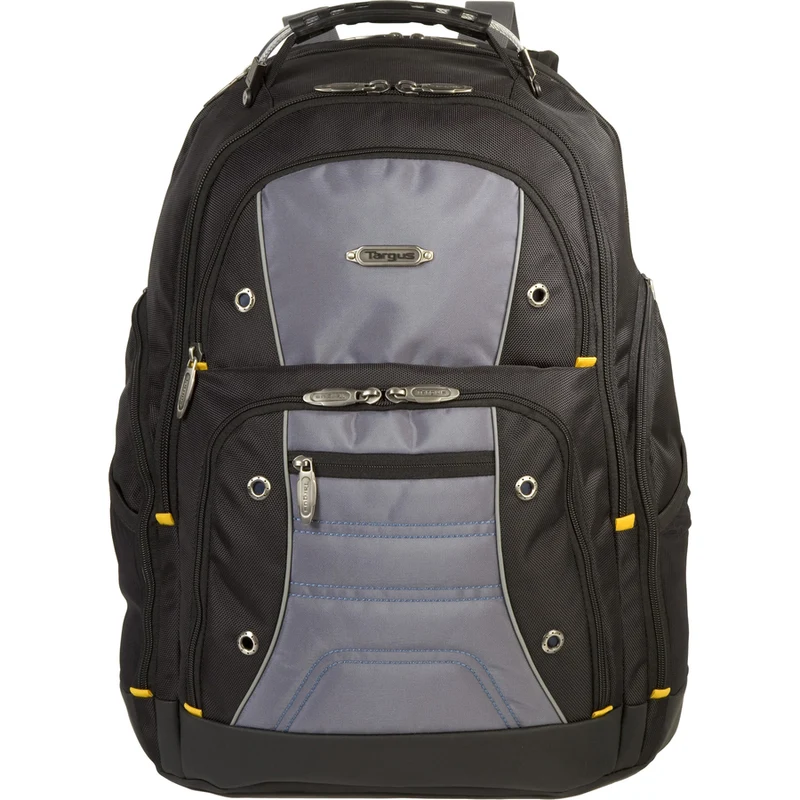 Étui de transport robuste Targus Drifter II TSB239US (sac à dos) pour ordinateur portable 17 pouces - Noir/Gris - Conforme à la norme TAA TSB239US