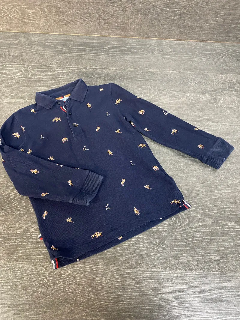 Friperie - polo manches longues - 5 ans