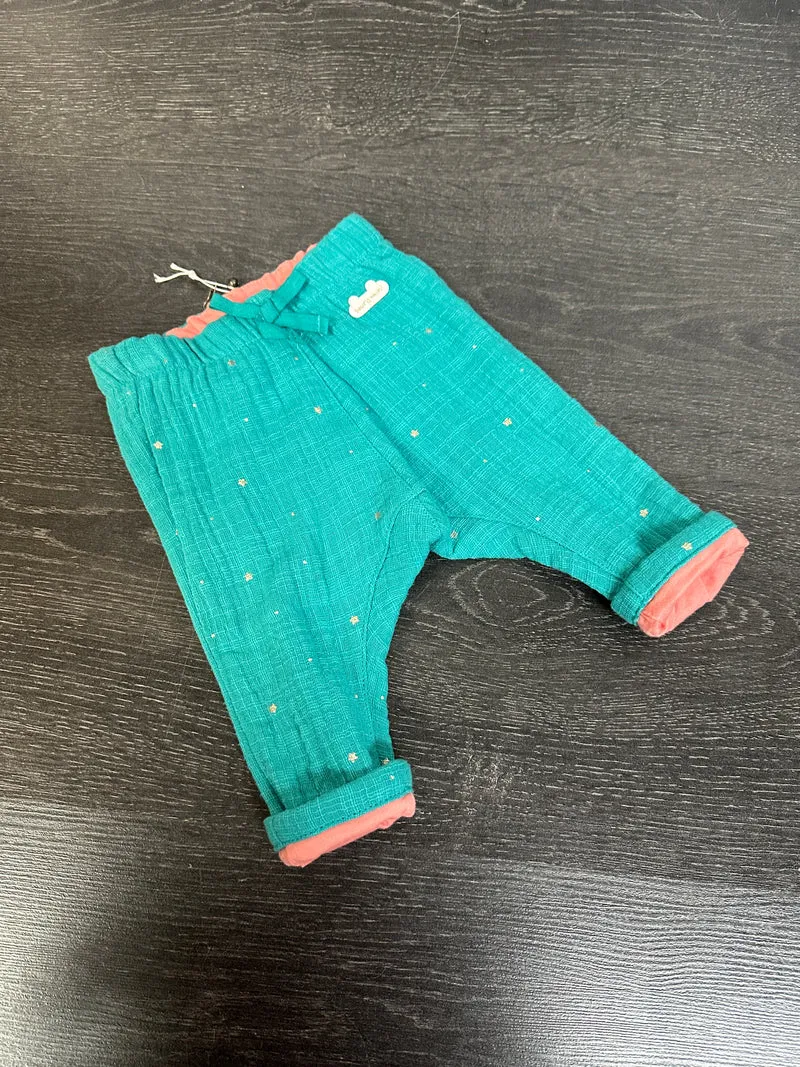 pantalons sourismini 0/3 mois