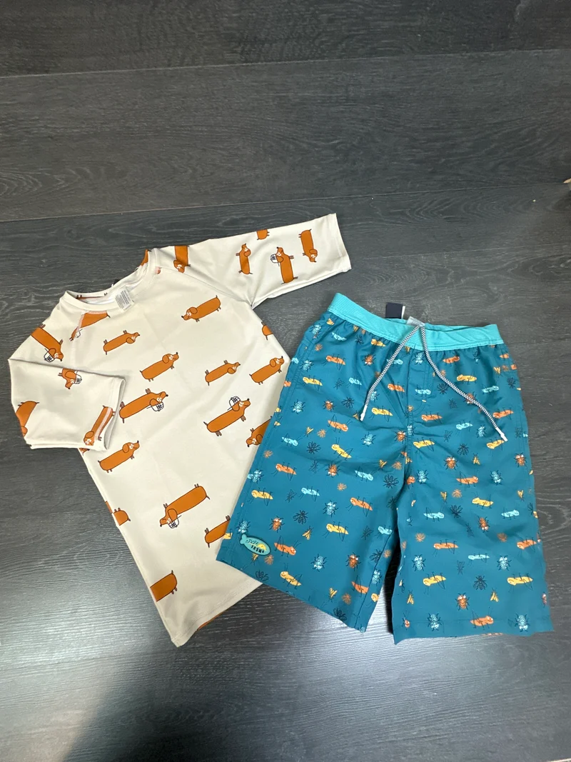duo rashguard et short maillot 12 ans