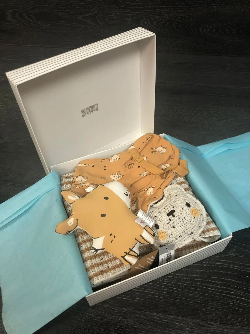 Boite cadeau naissance - Unisexe - Souris mini