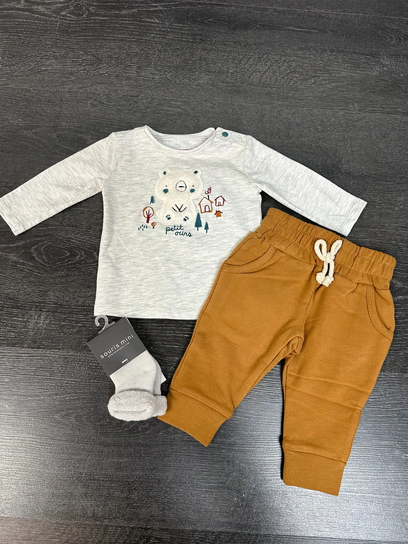 Ensemble bebe garçon 0-3 mois