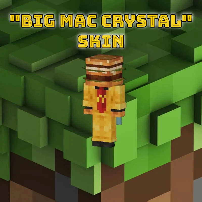 Minecraft x McDonalds - "Big Mac Crystal" Digital Code