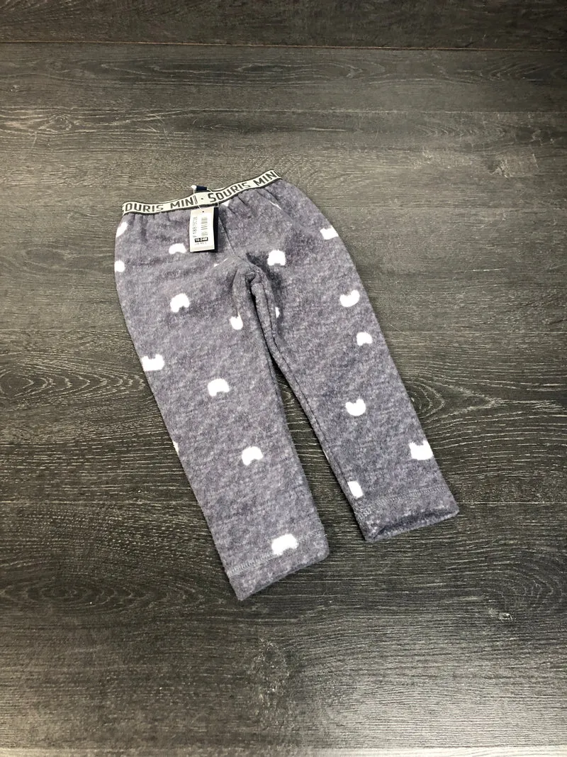 PROMO 6$ - Pantalon polar - souris mini - 18-24 mois -