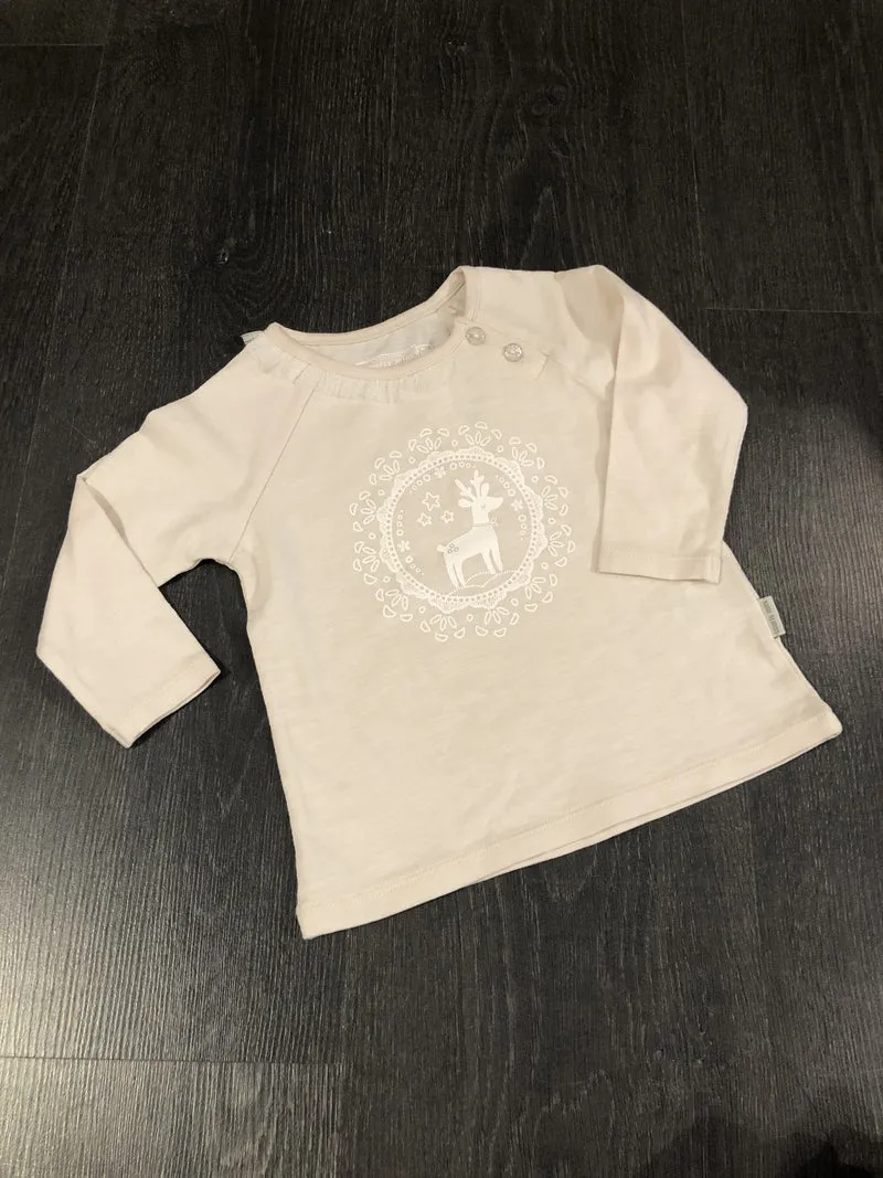 Gilet manches longues - souris mini - voir les grandeurs