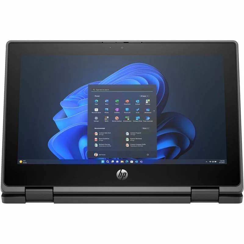 Ordinateur portable convertible 2 en 1 HP Fortis Flip G1i 11.6" (écran tactile) - HD - Intel N250 série N - 8 Go - SSD 256 Go - Clavier anglais et français - Noir de jais - Smart Buy B6LD3UT#ABL