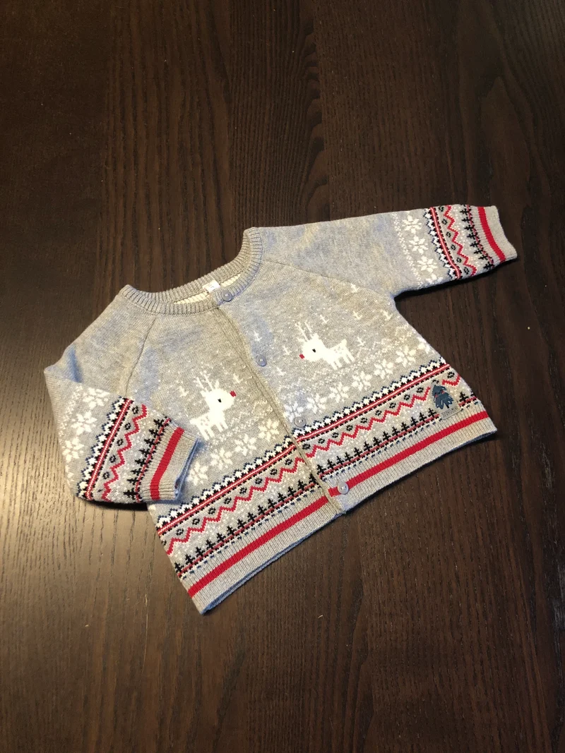 Veste tricot - souris mini - 0-3 mois