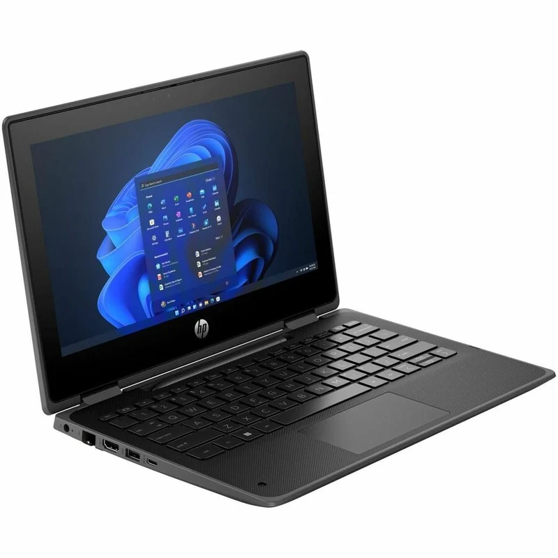 Ordinateur portable 2 en 1 convertible et robuste HP Pro x360 Fortis G11 avec écran tactile 11.6 pouces - HD - Intel N200 série N - Technologie vPro - 8 Go - SSD 256 Go - Clavier anglais et français - Noir Jack 7L309UT#ABL