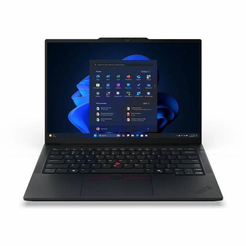 Ordinateur portable Lenovo ThinkPad E14 Gen 7 21SX0038US 14" avec écran tactile - WUXGA - 60 Hz - Intel Core Ultra 7 255H - 16 Go - SSD 512 Go - Clavier anglais - Noir 21SX0038US