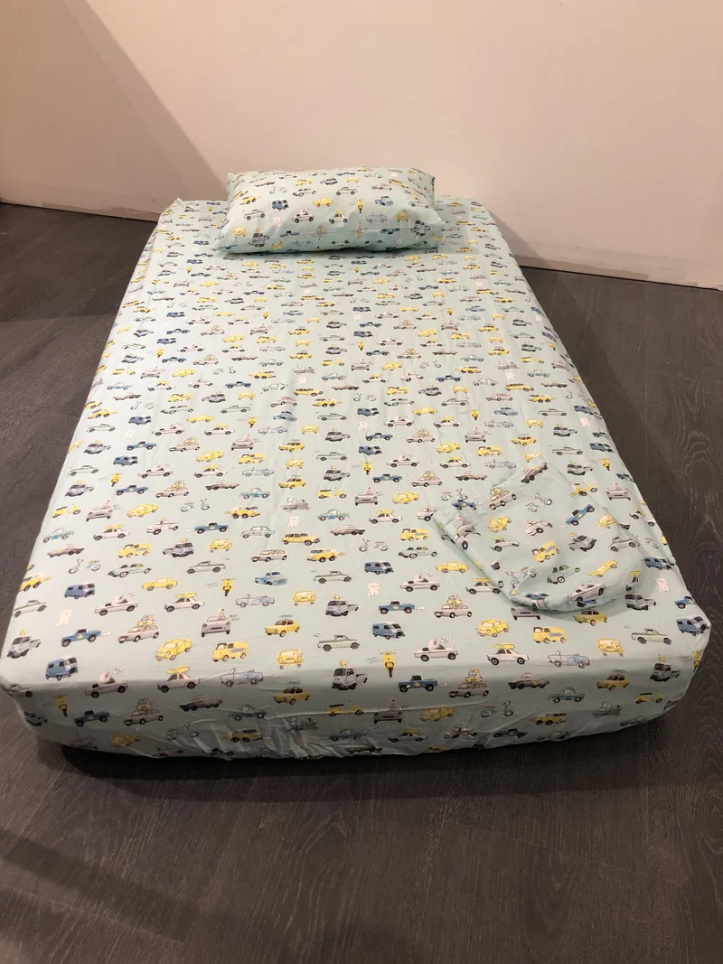 Drap contour et oreiller bassinette - souris mini