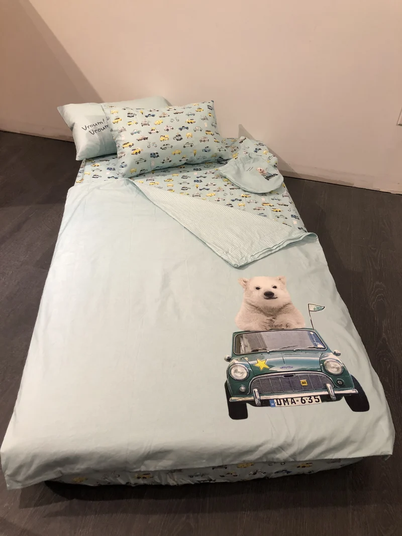 Ensemble draps - souris mini - bassinette