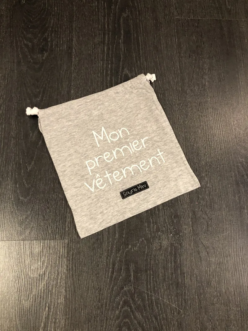 Sac mon premier vetement - souris mini