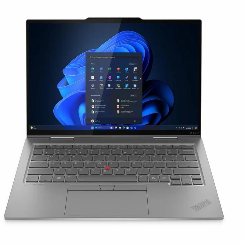 Ordinateur portable convertible 2 en 1 Lenovo ThinkPad X1 Gen 10 Aura Edition 21Q000D5CA, écran tactile 14 pouces - WUXGA - 60 Hz - Intel Core Ultra 5 2e génération 225U - Plateforme Intel Evo - 16 Go - SSD 512 Go - Clavier français canadien - Gris 21Q000D5CA